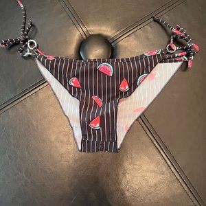 Black Essence Watermelon Brasilia Bikini Bottoms.